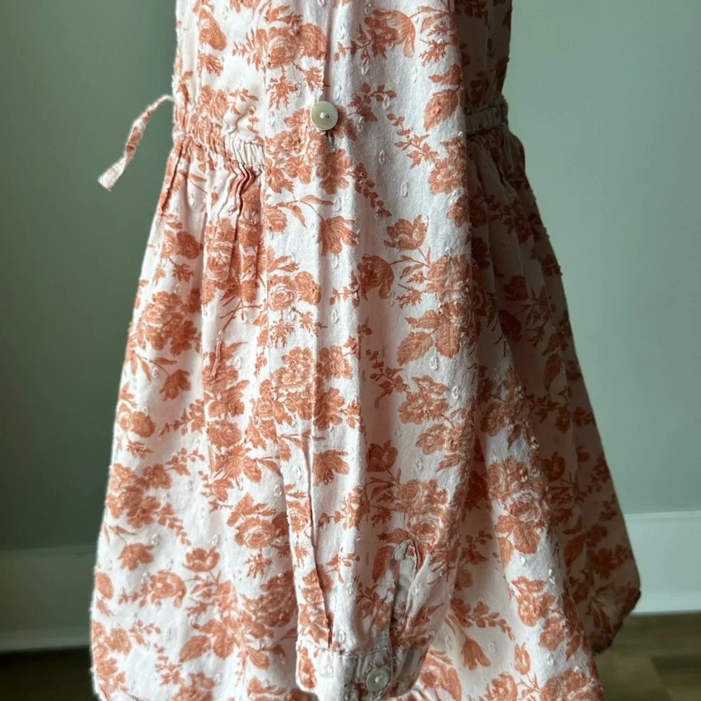 FREE PLANET Floral Button-Up Dress SIZE 6X - Picture 7 of 12